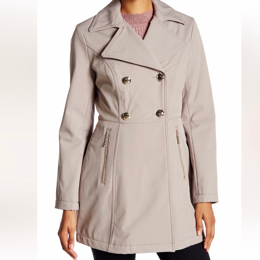 Kenneth Cole Double Breasted Soft Shell Jacket - image 1